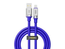 Кабель YOKI Ultra UL61 Lightning 2.4A (1.2m) blue - 1