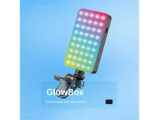 Портативне відеосвітло Proove Glowbox з затискачем для фіксації 3000mAh 6W black - 3