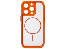 Накладка Clear Shock MagSafe iPhone 16 Pro Max orange - 3