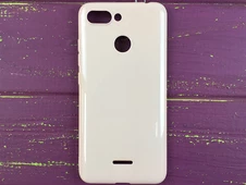 Силиконовый чехол Redmi 6 Пудра - 1