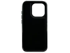 Накладка Jinduka Metal Frame Leather Case iPhone 15 Pro black - 3