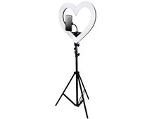 Led стійка 220V Black Heart RGB 48см без штатива black - 3