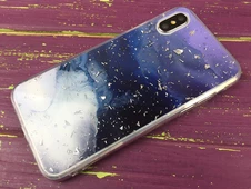 MraMor Confetti iPhone Xs Max Dark blue/Silver - 4