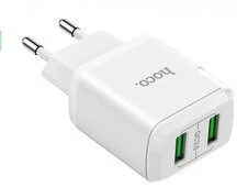 МЗП HOCO N6 2USB/QC3.0 white - 2