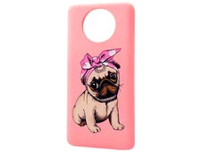 Силиконовый чехол Art для Redmi Note 9T розовый - 1