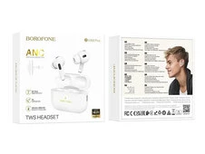 Bluetooth навушники Borofone BW59 ANC white - 9