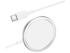 Беспроводное зарядное устройство XO CX004 15W Type-C белое - 1