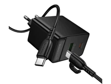 МЗП Borofone BAS17A 65W 1Type-C/1USB + кабель Type-C Type-C (1m) black - 3