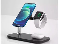 Беспроводное зарядное устройство Proove Magnetic Field 3in1 15W черное - 3