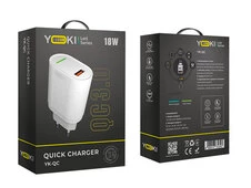 МЗП YOKI Led series YK-QC 1USB/18W/QC3.0 white - 3