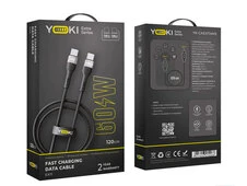 Кабель YOKI Extra EX11 Type-C to Type-C 60W (1.2m) black - 5