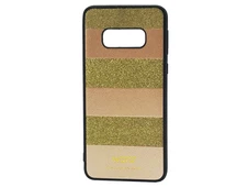 Накладка шкіра SIBLING glitter Samsung S10e Gold - 1