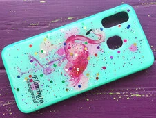 Накладка Summer Samsung A40 flamingo - 3