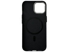 Накладка Elite Carbonique MagSafe Metal Frame iPhone 15 black - 3