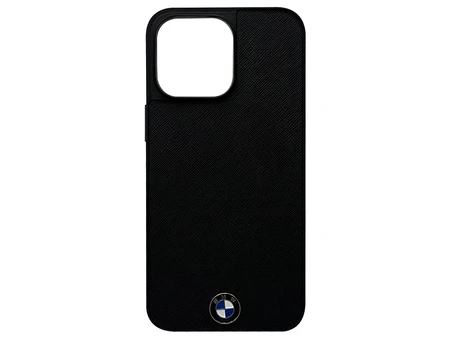 Чохол Strefor Metal Logo BMW iPhone 15 Pro Max black