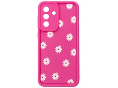TPU Flowers artificial Camera Samsung A56 pink