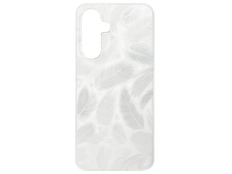 Накладка Feathers Samsung A26 silver