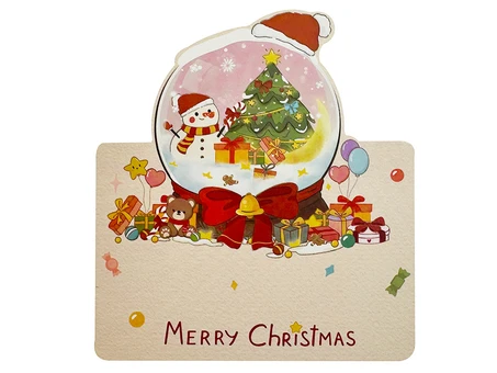 Листівка Новорічна + Envelope Merry Christmas New Year's Ball