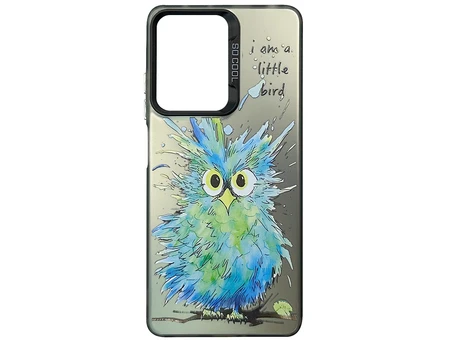 Накладка So Cool Print Poco X5 pro 5G/Redmi Note 12 Pro 5G black little bird