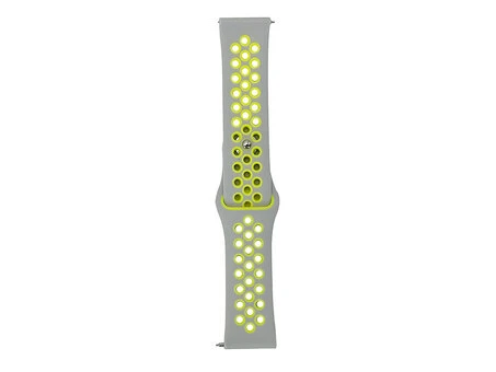 Ремінець Sport Xiaomi Amazfit/Bip/Samsung 22mm gray/neon green