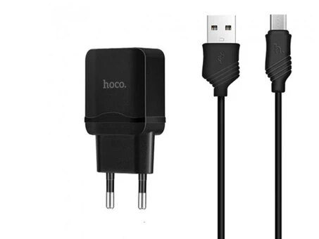 МЗП HOCO C22A 1USB/2.4A + кабель Micro black
