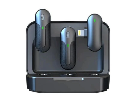 Петличный микрофон Wireles Veron M8-2L Lightning black