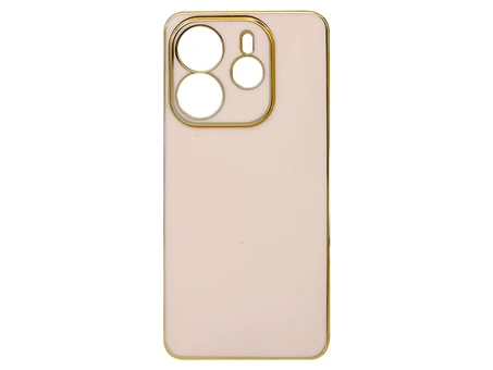 Накладка Colorful Golden Line Redmi Note 14 pink