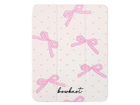 Plastic Cover Print iPad 10.9" (2022-24)/11" (A16) 2025 з кріпленням для стілусу pink bowknot