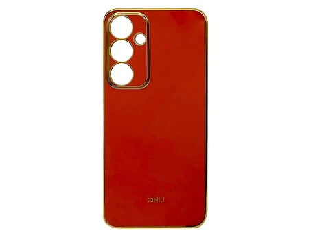 Накладка Colorful Golden Line Samsung S24 FE coral