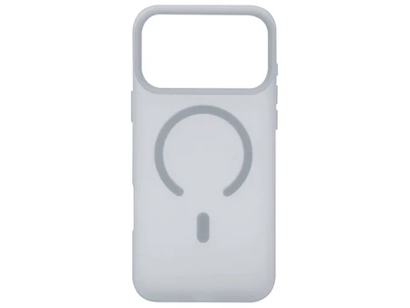 Накладка Silicone Matt MagSafe iPhone 17 Pro grey