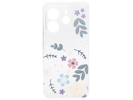 Накладка TPU Clear Joy Redmi Note 14 4G ditsy floral