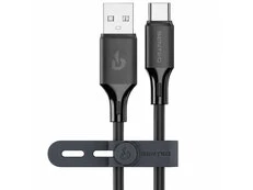 Кабель Senteo SL-08 Nano Silicone USB-Type-C 3A 1m black