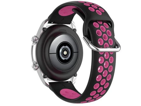 Ремінець Sport Xiaomi Amazfit/Bip/Samsung 20mm black/hot pink
