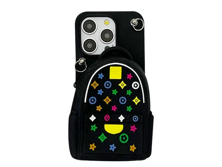 Накладка Backpack with strap iPhone 14 Pro black