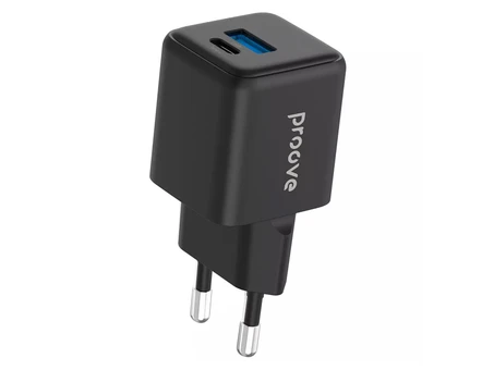 МЗП Proove Pocket GaN Plus 25W 1Type-C/1USB black