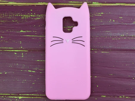 3D CAT'S Samsung A6 (18) Pink