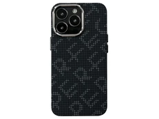 Накладка Elite Carbonique MagSafe Metal Frame iPhone 16 Pro Max black perfect