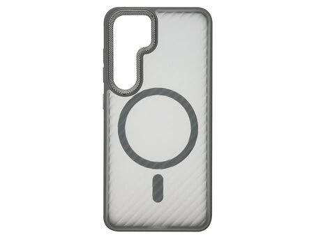 Shadow Matt Metal Buttons Corrugated MagSafe Samsung S24/S25 gray
