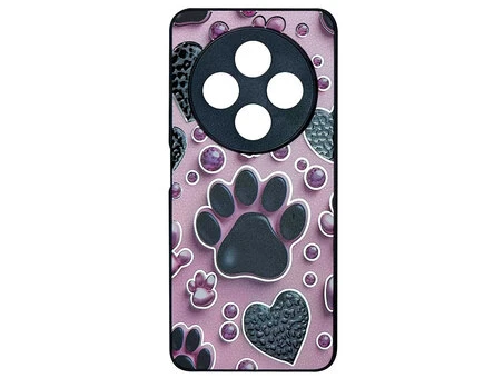 Накладка Fashion Redmi 14C/A4/Poco C75 Pink Paws