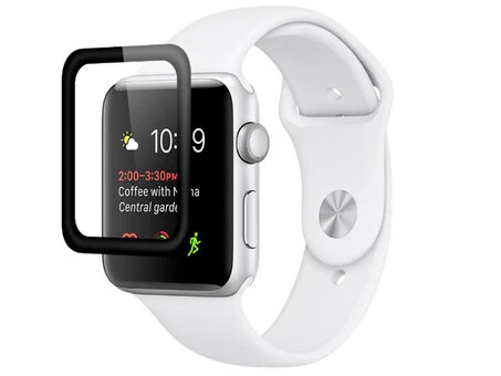 Стекло 3D PET Apple Watch 42mm черное