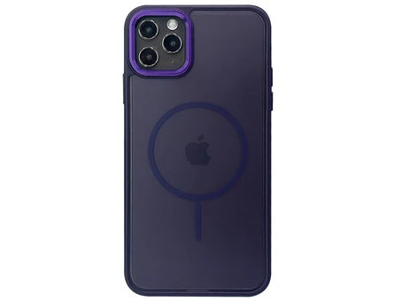 Shadow Matt Metal Buttons MagSafe iPhone 11 Pro Max deep purple