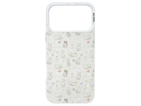 Накладка So Cool Print Glitter Shell iPhone 17 Pro Max love cat