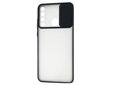 Matte case hide camera Huawei P40 Lite E black