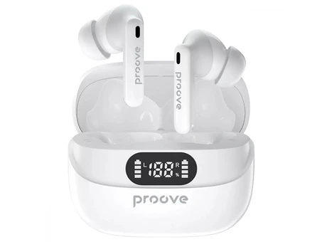 Bluetooth навушники Proove Digital Pro TWS with ANC white