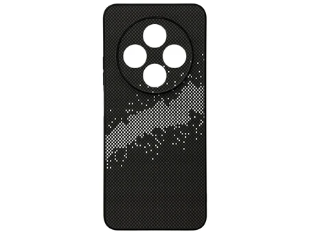 Накладка Elite Carbonique Redmi 14C/A4/Poco C75 black/white