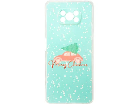 Силиконовый чехол Print Poco X3/X3 Pro Mint holiday