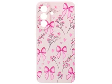 Накладка Silicone Print Sweet Bows Samsung A57 pink