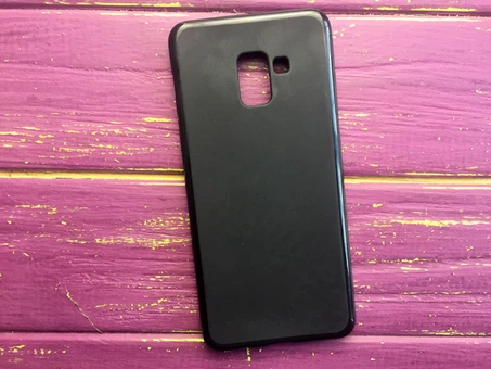 Силикон Samsung A8 (18) Black