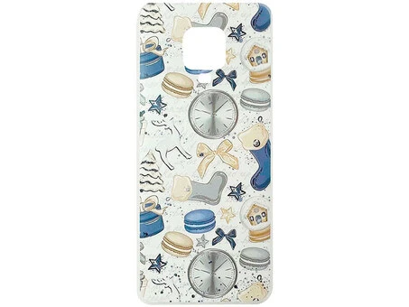 Накладка силікон Print Redmi Note 9s/Note 9 Pro/Note 9 Pro Max Holiday mood blue