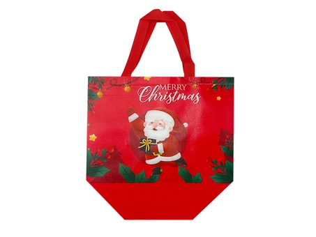 Сумка Новорічна Merry Christmas Santa Claus 31x17x31 red